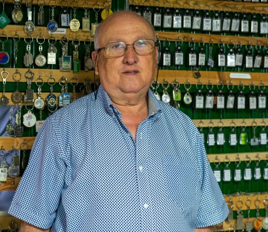 Juan Antonio Ranea en su local ubicado en Rubeltor (Junto a Bar Los Rombos).