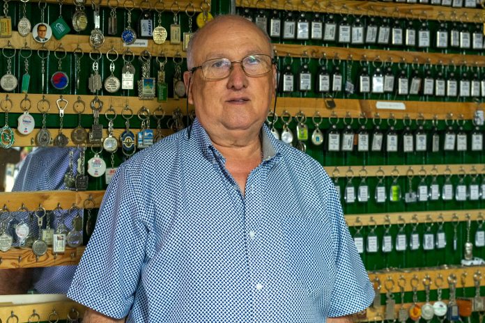 Juan Antonio Ranea en su local ubicado en Rubeltor (Junto a Bar Los Rombos).