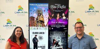 Álvaro García, Verónica Carmona y el Tributo a Niña Pastori, entre las actuaciones dela Feria de Almáchar 2026