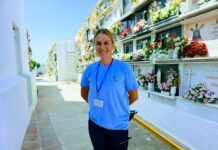 Patricia Serrano, la primera mujer sepulturera de la historia de Vélez-Málaga