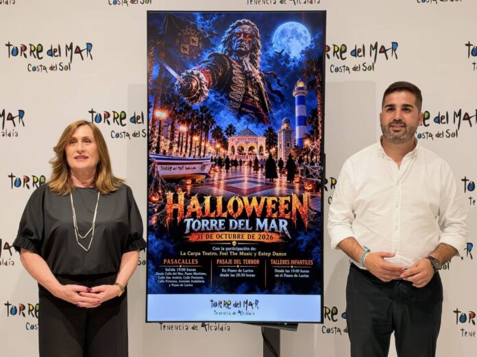 Halloween en Torre del Mar 2026 Halloween en Torre del Mar 2026: presentación del cartel con pasacalles, talleres y pasaje del terror