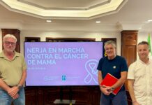 Nerja se tiñe de rosa y camina contra el cáncer de mama el domingo 25 Presentación de los actos del Día Mundial contra el Cáncer de Mama en Nerja