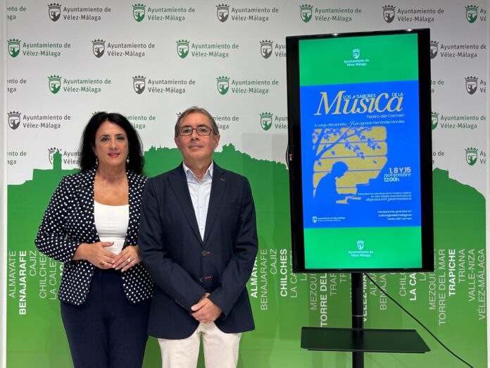 Los Sabores de la Música: presentación del ciclo en el Teatro del Carmen de Vélez-Málaga Presentación de Los Sabores de la Música, ciclo didáctico en el Teatro del Carmen de Vélez-Málaga